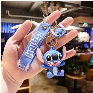 VEISHET (StyleD) Silicone Stylish Adorable Cartoon Stitch Character Car Keychain Key Rin VEISHET (StyleD) Silicone Stylish Adorable Cartoon Stitch Character Car Keychain Key Rin