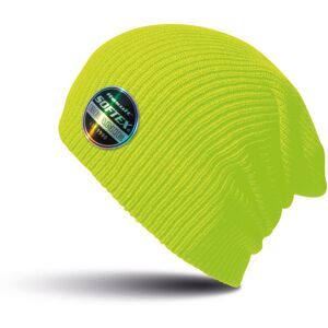 (One Size, Flo Yellow) Result Winter Essentials Core Softex Beanie Hat (One Size, Flo Yellow) Result Winter Essentials Core Softex Beanie Hat
