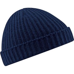 (One Size, French Navy) Beechfield Unisex Retro Trawler Winter Beanie Hat (One Size, French Navy) Beechfield Unisex Retro Trawler Winter Beanie Hat