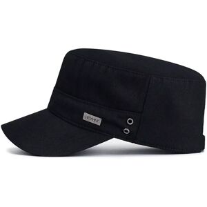 Unbranded (Black) Casual Adjustable Cotton Cadet Hat Army Hat Baseball Cap Sun Cap Unbranded (Black) Casual Adjustable Cotton Cadet Hat Army Hat Baseball Cap Sun Cap