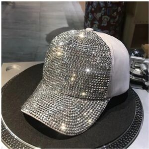 Unbranded (Gray) Unisex Rhinestone Crystal Studded Baseball Cap Bling Adjustable Shinny Ha Unbranded (Gray) Unisex Rhinestone Crystal Studded Baseball Cap Bling Adjustable Shinny Ha