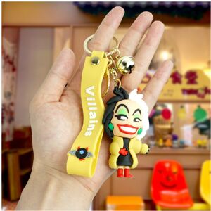 Unbranded (Cruella) Villain Playful Cartoon Rubber Keychain Hip Pvc Car And Bag Decoration Unbranded (Cruella) Villain Playful Cartoon Rubber Keychain Hip Pvc Car And Bag Decoration
