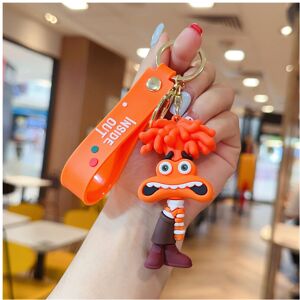 DINAMR (Anxiety ) Inside Out Envy Anxiety Ennui Embarrassment Keychain Toy Doll Charact DINAMR (Anxiety ) Inside Out Envy Anxiety Ennui Embarrassment Keychain Toy Doll Charact