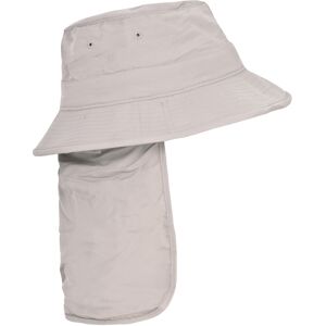 (S/M, Pebbles) Trespass Adults Unisex Bearing Bucket Hat With Neck Protector (S/M, Pebbles) Trespass Adults Unisex Bearing Bucket Hat With Neck Protector