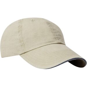 Result Headwear Putty/Navy Cotton Sandwich Peak Baseball Cap Result Headwear Putty/Navy Cotton Sandwich Peak Baseball Cap