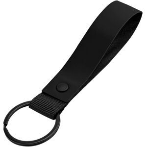 (One Size, Black) Bagbase Matte PU Keyring (One Size, Black) Bagbase Matte PU Keyring