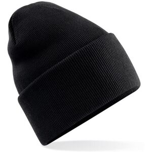 (One Size, Black) Beechfield Unisex Adult Original Turned Up Cuff Beanie (One Size, Black) Beechfield Unisex Adult Original Turned Up Cuff Beanie
