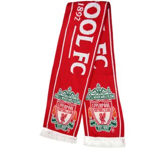 Liverpool FC Liverpool Established 1892 Jacquard Knit Scarf Red White Liverpool FC Liverpool Established 1892 Jacquard Knit Scarf Red White
