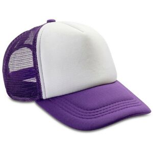(One Size, Purple/White) Result Headwear Mens Core Detroit 1/2 Mesh Truckers Cap (One Size, Purple/White) Result Headwear Mens Core Detroit 1/2 Mesh Truckers Cap
