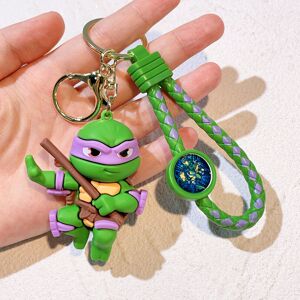 Unbranded (4) Stylish Ninja Turtles Keychain Fun Cartoon Figure Great For Car And Bag Deco Unbranded (4) Stylish Ninja Turtles Keychain Fun Cartoon Figure Great For Car And Bag Deco