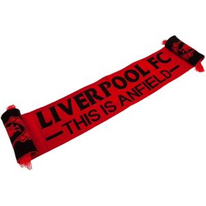 Liverpool FC Official Liverpool Red and black double sided TIA EST scarf Liverpool FC Official Liverpool Red and black double sided TIA EST scarf