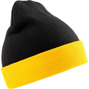 (One Size, Black/Yellow) Result Genuine Recycled Unisex Adult Compass Beanie (One Size, Black/Yellow) Result Genuine Recycled Unisex Adult Compass Beanie