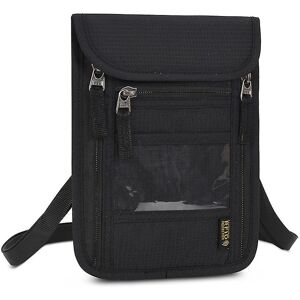Unbranded (Black) Travel Passport Wallet Rfid Passport Holder Neck Pouch With Adjustable S Unbranded (Black) Travel Passport Wallet Rfid Passport Holder Neck Pouch With Adjustable S