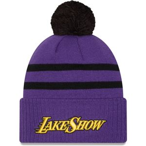 LA Lakers Knitted New Era Bobble Cuff Beanie LA Lakers Knitted New Era Bobble Cuff Beanie