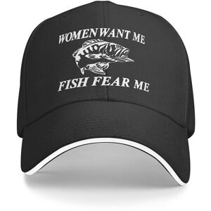 Unbranded (fish 25) Women Want Me Fish Fear Me Washed Baseball Cap Trucker Hat Adult Unise Unbranded (fish 25) Women Want Me Fish Fear Me Washed Baseball Cap Trucker Hat Adult Unise