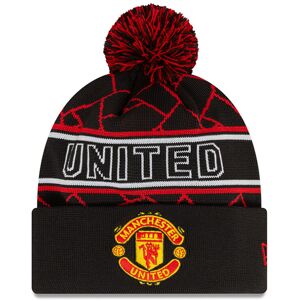 New Era Man UTD Sport Beanie Hat Sage Bobble Black Red White New Era Man UTD Sport Beanie Hat Sage Bobble Black Red White