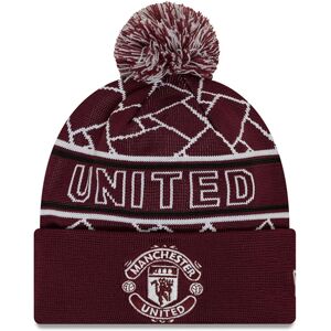 New Era Man UTD Sport Beanie Hat Bobble Plumb New Era Man UTD Sport Beanie Hat Bobble Plumb