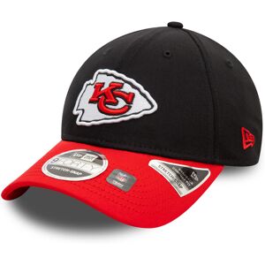 New Era Kansas City Chiefs NFL Black 9FORTY Stretch Snap Adjustable Cap New Era Kansas City Chiefs NFL Black 9FORTY Stretch Snap Adjustable Cap