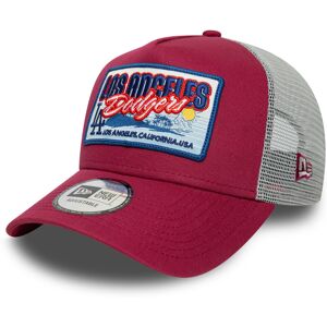 New Era LA Dodgers Patch Trucker Adjustable Dark Red Cap New Era LA Dodgers Patch Trucker Adjustable Dark Red Cap