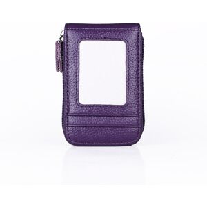 Unbranded (Purple) Wallet Mens Genuine Leather Credit Card Holder Rfid Blocking Zipper Thi Unbranded (Purple) Wallet Mens Genuine Leather Credit Card Holder Rfid Blocking Zipper Thi