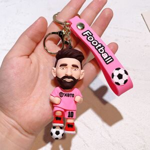 Unbranded (3) Stylish And Fun Messi Keychain Silicone Football Jersey Car Accessory For So Unbranded (3) Stylish And Fun Messi Keychain Silicone Football Jersey Car Accessory For So