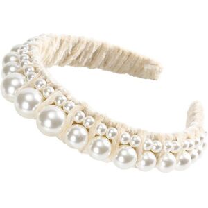 Unbranded (White) Women's Velvet Headband Hairband Pearl Hair Band Accessories Prom Weddin Unbranded (White) Women's Velvet Headband Hairband Pearl Hair Band Accessories Prom Weddin