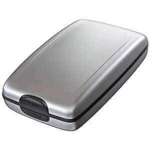 Unbranded (Silver) Anti-Theft Aluminum Wallet Stainless Steel Bank Card Holder Portable Cl Unbranded (Silver) Anti-Theft Aluminum Wallet Stainless Steel Bank Card Holder Portable Cl