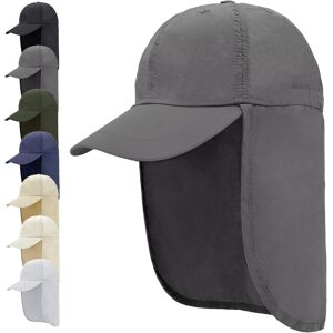 Unbranded (Dark Grey) UPF 50 Waterproof Sun Hat - Packable Unisex Baseball Cap with Neck Unbranded (Dark Grey) UPF 50 Waterproof Sun Hat - Packable Unisex Baseball Cap with Neck