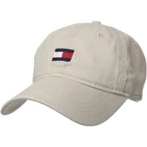 Tommy Hilfiger Men's Ardin Dad Hat Baseball Cap Tommy Stone One Size Tommy Hilfiger Men's Ardin Dad Hat Baseball Cap Tommy Stone One Size