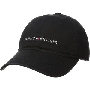 Tommy Hilfiger Men's Logo Dad Baseball Cap Tommy Black One Size Tommy Hilfiger Men's Logo Dad Baseball Cap Tommy Black One Size