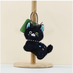 Unbranded (Black) Cute Cat Little Keychain Cartoon Girl Backpack Decorative Doll Pendant G Unbranded (Black) Cute Cat Little Keychain Cartoon Girl Backpack Decorative Doll Pendant G