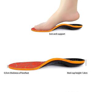 Unbranded (orange s 38 to 40) Orthoflexx Insole High Arch Foot Support Flat Feet Plantar F Unbranded (orange s 38 to 40) Orthoflexx Insole High Arch Foot Support Flat Feet Plantar F