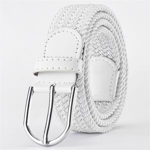 Unbranded (White) Woven Stylish Stretch Casual Mens Belt With Alloy Buckle Wear Fashionabl Unbranded (White) Woven Stylish Stretch Casual Mens Belt With Alloy Buckle Wear Fashionabl