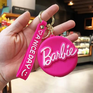 Unbranded (Barbie) Barbir Change Pink Purse Bowknot Keychain Coin Bag Keyring Fans Wallet Unbranded (Barbie) Barbir Change Pink Purse Bowknot Keychain Coin Bag Keyring Fans Wallet