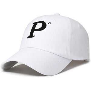 Unbranded (White) Embroidery Letter P Baseball Cap Adjustable Sun Breathable Protection Gi Unbranded (White) Embroidery Letter P Baseball Cap Adjustable Sun Breathable Protection Gi