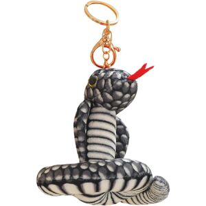 Unbranded (Gray) Stuffed Snake Keychain,Small Snake Toy Pendant Cute Snake Plush Keychai Unbranded (Gray) Stuffed Snake Keychain,Small Snake Toy Pendant Cute Snake Plush Keychai