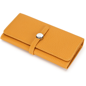 Unbranded (Yellow) Genuine Leather Long Women Large Capacity Wallets Unbranded (Yellow) Genuine Leather Long Women Large Capacity Wallets