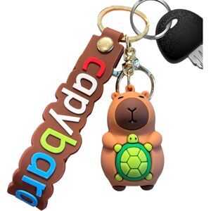 Unbranded (C) Capybara Keychain Funny Cartoon Capybara Keyring - 6.6cm Portable Capybara Unbranded (C) Capybara Keychain Funny Cartoon Capybara Keyring - 6.6cm Portable Capybara