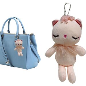 Unbranded (Pink) Cat Stuffed Keychain,Plush Pendant Animal Keychain in Cat Shape Keys Ho Unbranded (Pink) Cat Stuffed Keychain,Plush Pendant Animal Keychain in Cat Shape Keys Ho