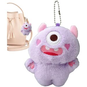 Unbranded (Purple) Plush Keychain - Cartoon Keychain Key Rings Cute Key Holder Bag Penda Unbranded (Purple) Plush Keychain - Cartoon Keychain Key Rings Cute Key Holder Bag Penda