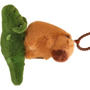 Unbranded (B) Capybara Plush Keychain - Cute Stuffed Capybara Doll Keyring,Portable Stuffe Unbranded (B) Capybara Plush Keychain - Cute Stuffed Capybara Doll Keyring,Portable Stuffe