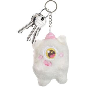 Unbranded (White) Stuffed Animal Keychain - Cartoon Big Eye Plush Keychain Pendant Keych Unbranded (White) Stuffed Animal Keychain - Cartoon Big Eye Plush Keychain Pendant Keych