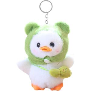 Unbranded (White) Cute Duck Keychain Plush - Small Duck Pendant Keychain,Creative Stuffed Unbranded (White) Cute Duck Keychain Plush - Small Duck Pendant Keychain,Creative Stuffed