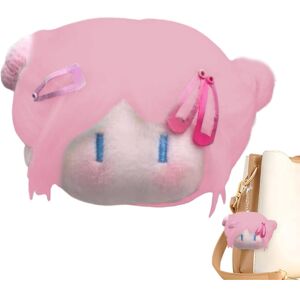 Unbranded (Pink) Cute Doll Bag Charm,Bun Head Doll Keyring Decoration - Cute Keychain Char Unbranded (Pink) Cute Doll Bag Charm,Bun Head Doll Keyring Decoration - Cute Keychain Char