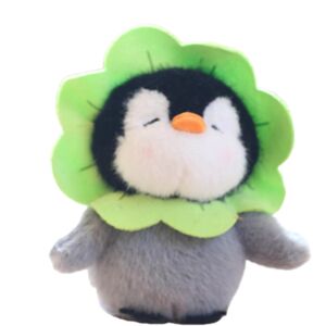 Unbranded (Lotus Leaf) Plush Pendant Keychain - Cartoon Stuffed Doll Keychain - Vivid and Unbranded (Lotus Leaf) Plush Pendant Keychain - Cartoon Stuffed Doll Keychain - Vivid and