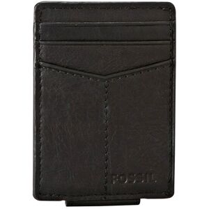 Fossil Men's Ingram Leather Magnetic Card Case with Money Clip Wallet Black (M Fossil Men's Ingram Leather Magnetic Card Case with Money Clip Wallet Black (M