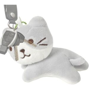 Unbranded (Light Gray white) Cat Plush Keychain, Soft Plush Cartoon Stuffed Animals Doll, Unbranded (Light Gray white) Cat Plush Keychain, Soft Plush Cartoon Stuffed Animals Doll,