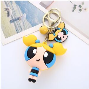 Unbranded (Yellow) Girls Anime Powerpuff Cartoon Keychain Bag Pendant Gift Childrens Decor Unbranded (Yellow) Girls Anime Powerpuff Cartoon Keychain Bag Pendant Gift Childrens Decor