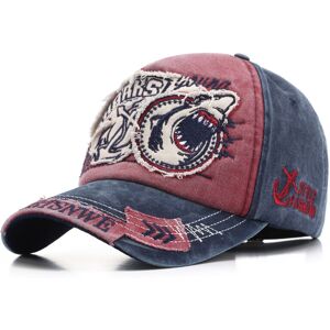 Unbranded (WineRed) Vintage Embroidered Baseball Cowboy Cap Sun Protection Hat Running Gif Unbranded (WineRed) Vintage Embroidered Baseball Cowboy Cap Sun Protection Hat Running Gif