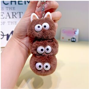 Unbranded (Dark Brown) Soft Huggable And Plush Coal Ball Keychain Adorable Hanging Bags Ch Unbranded (Dark Brown) Soft Huggable And Plush Coal Ball Keychain Adorable Hanging Bags Ch
